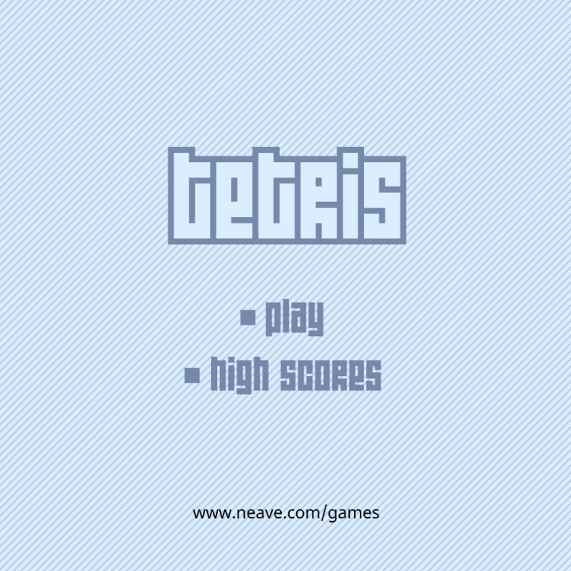테트리스-플래시게임을-소개하는-커버-화면입니다